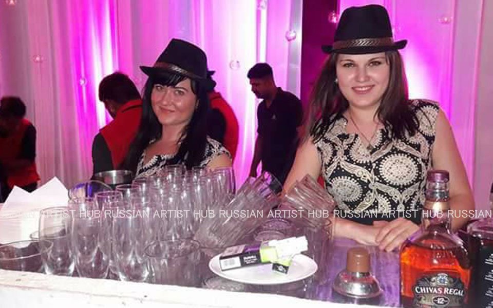 russian female bartenders in delhi